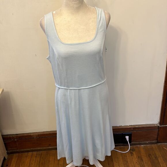 COPY - 41 Hawthorn robin egg blue sleeveless tie back casual dress Size L New - Picture 2 of 10